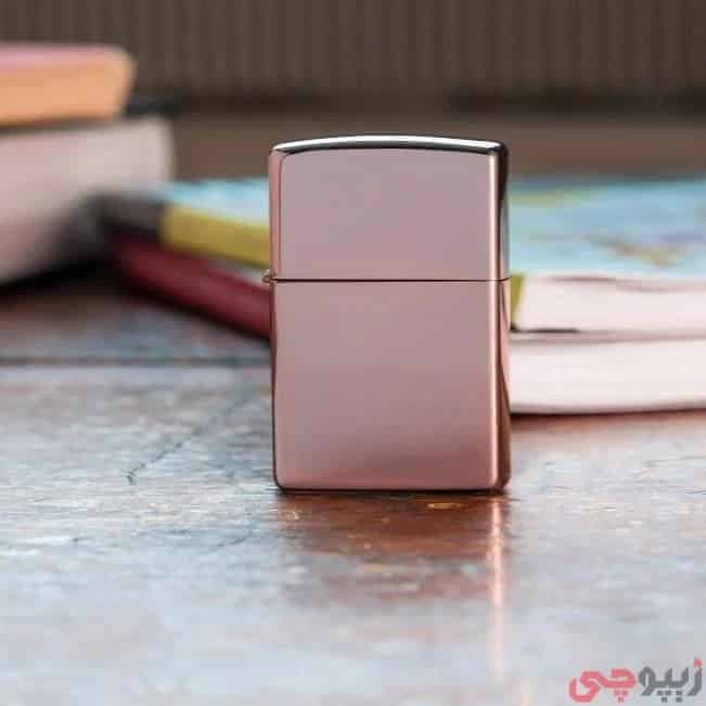 فندک زیپو اصل کد 49190 – Original Zippo REG Hp Rose Gold — تصویر ۲