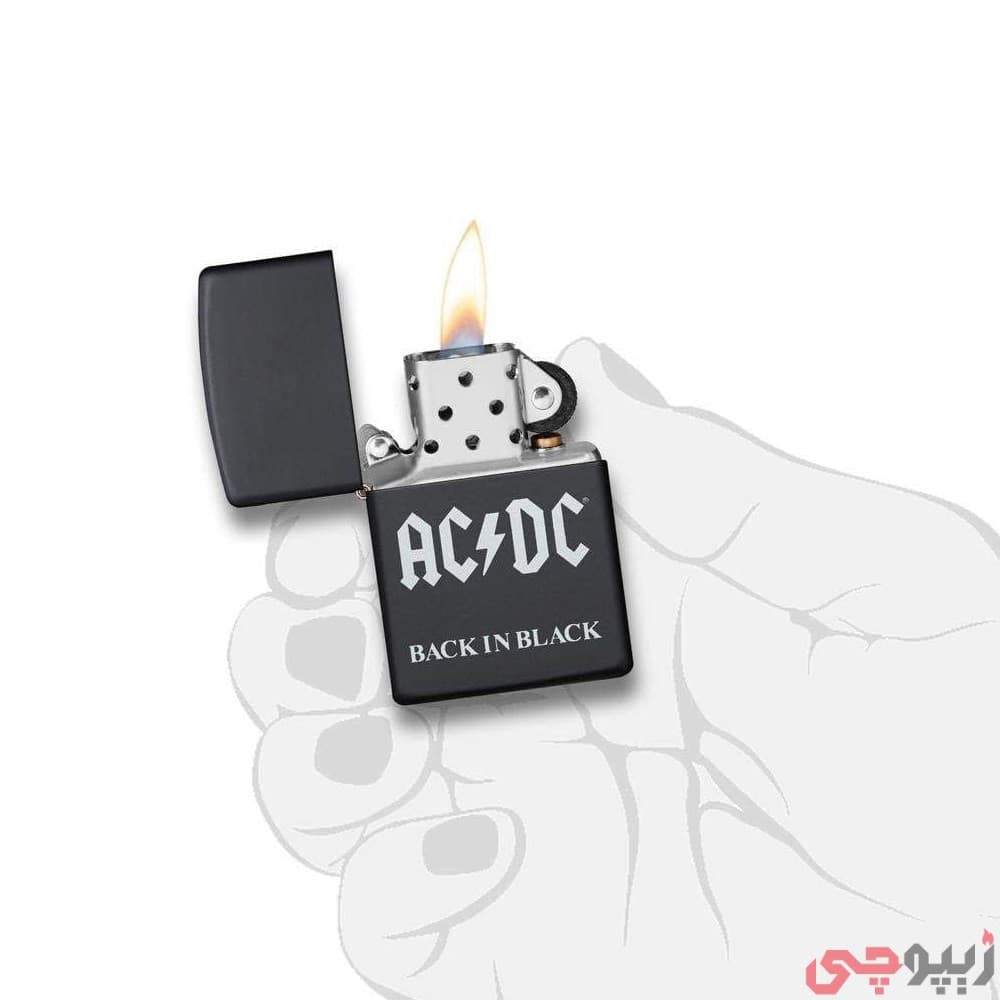 فندک زیپو اصل کد 49015 – Original Zippo ACDC — تصویر ۳