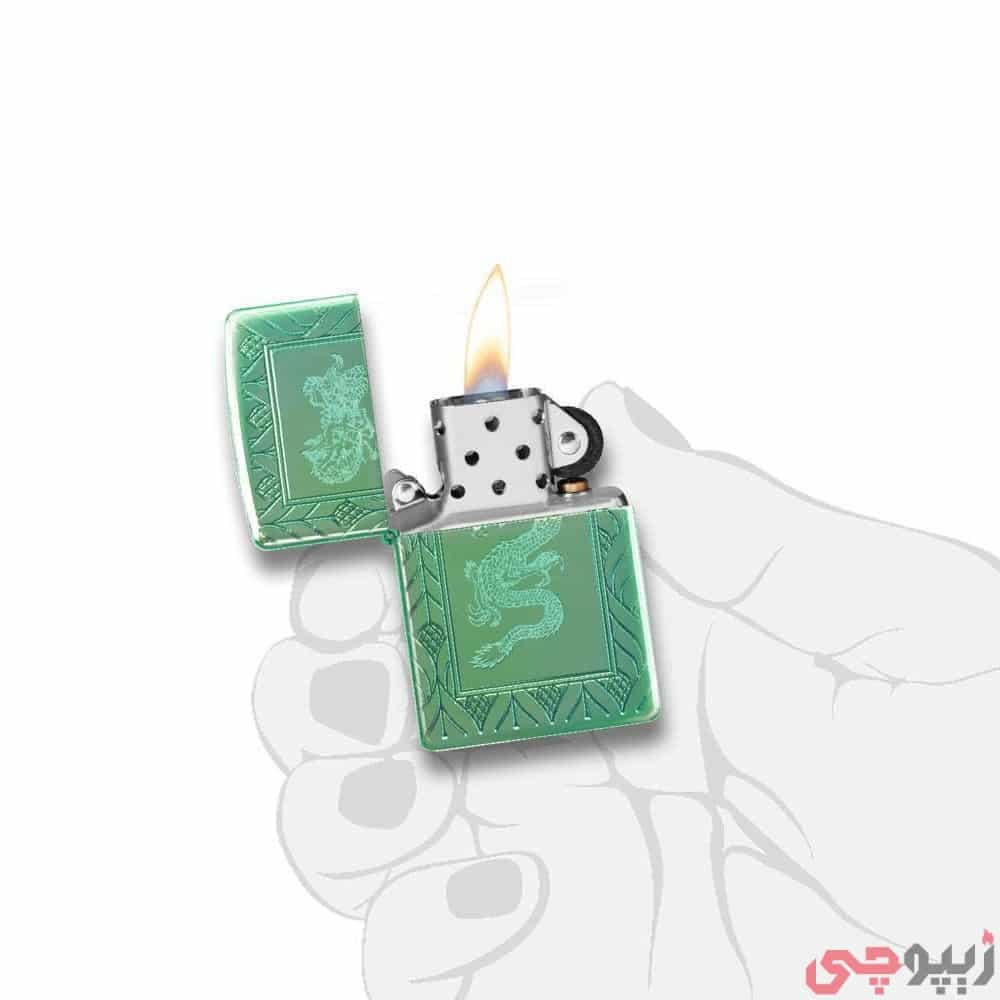 فندک زیپو اصل کد 49054 – Original Zippo Elegant Dragon Design — تصویر ۷