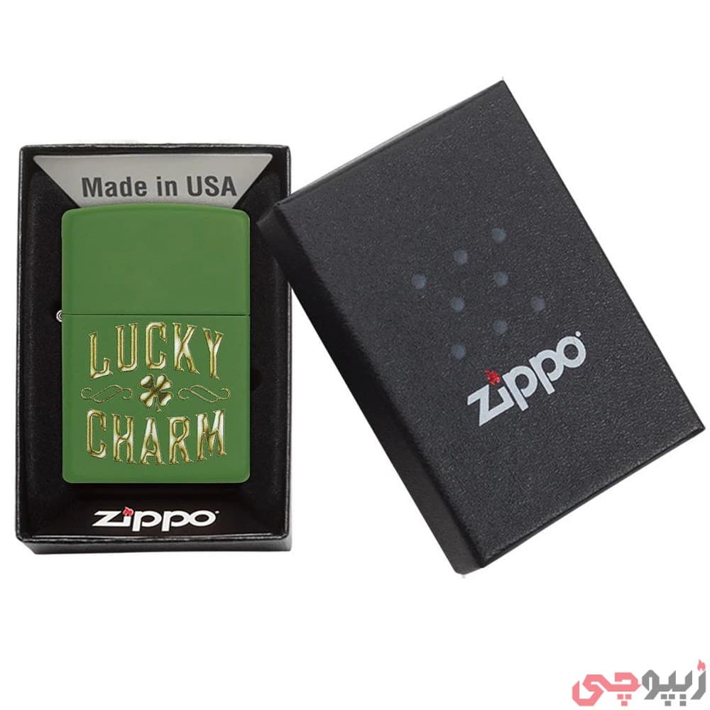 فندک زیپو اصل کد 49138 – Original Zippo Lucky Charm Deisgn — تصویر ۵