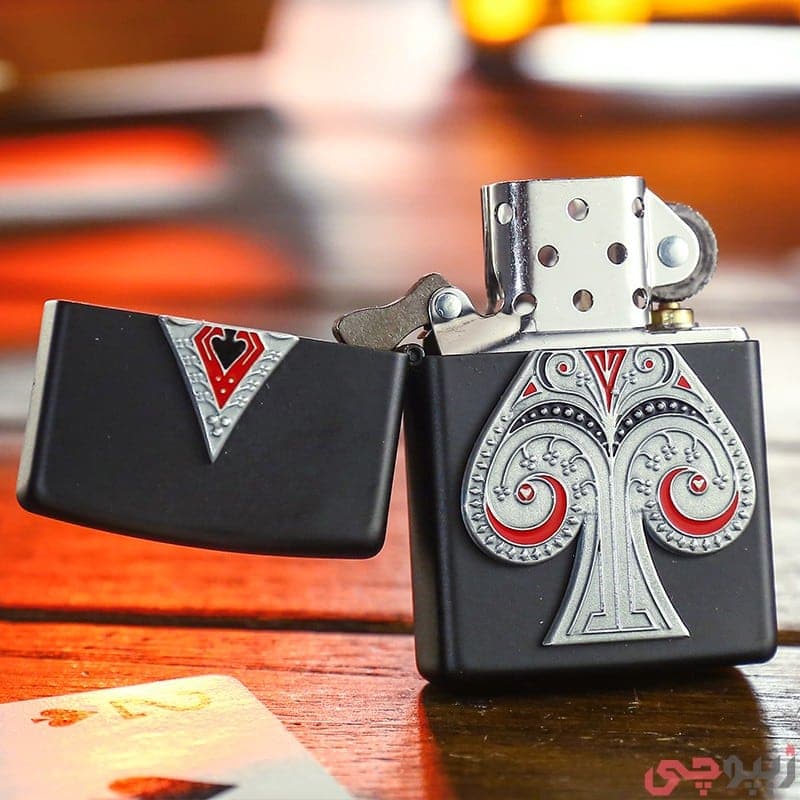 زیپو اصل کد 29491 – Zippo spade emblem — تصویر ۴