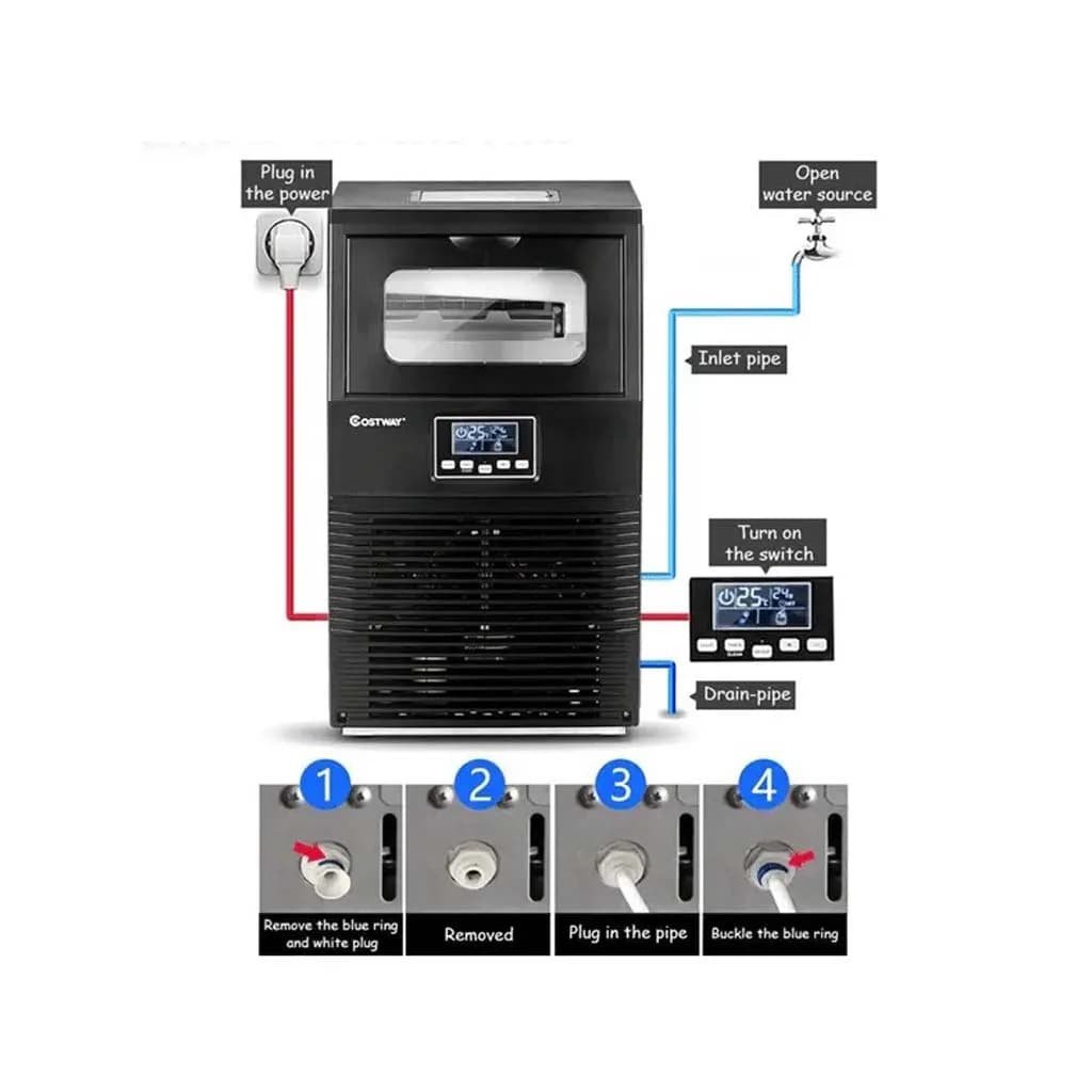 یخ ساز 30 کیلویی مدل NIM-8001-30 نوا — تصویر ۲