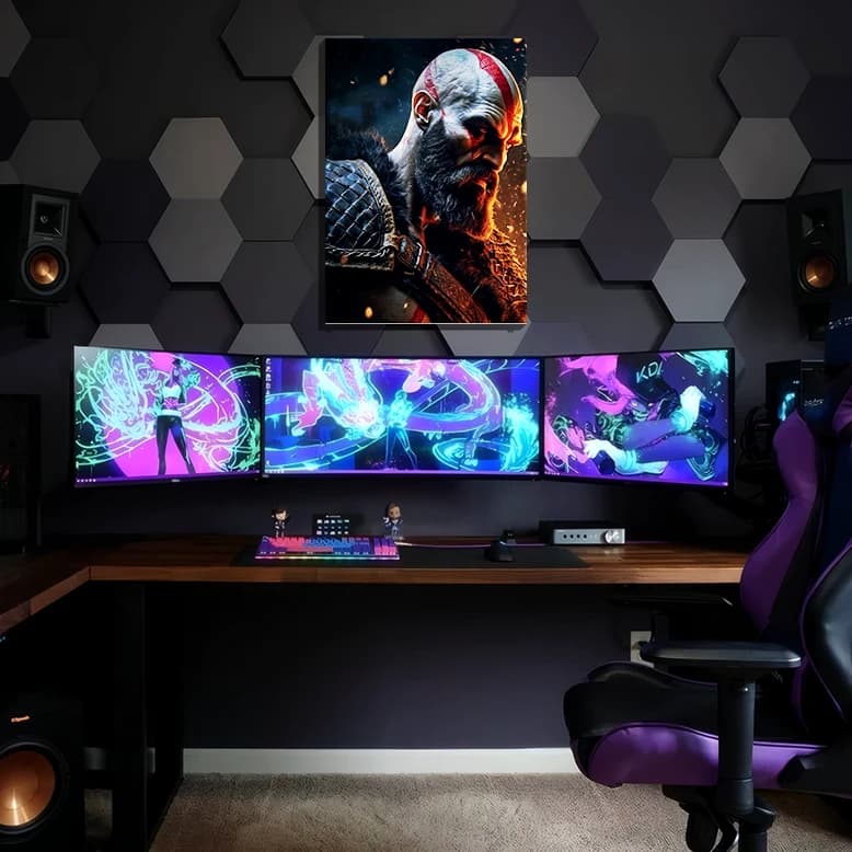 متال پوستر خدای جنگ از خدای جنگ God of War با کد G-20 — تصویر ۲