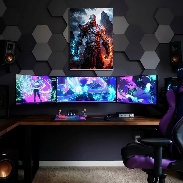 متال پوستر خدای جنگ از خدای جنگ God of War با کد G-18 — تصویر ۲