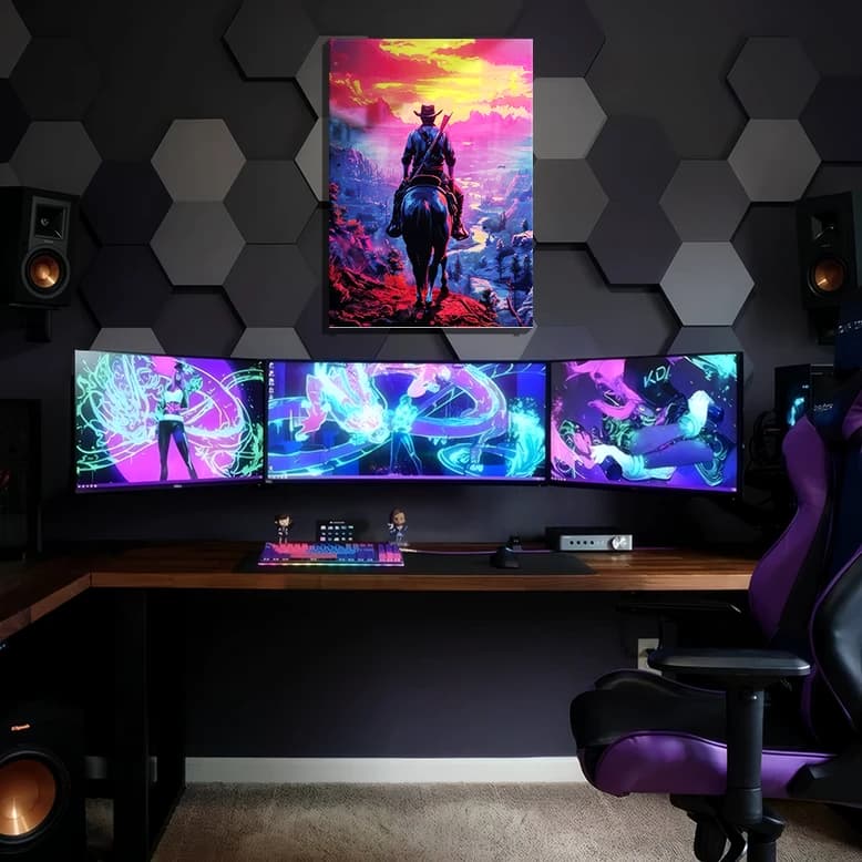 متال پوستر رد دد ریدمپشن ۲ از بازی رد دد ریدمپشن ۲ Red Dead Redemption 2 با کد G-12 — تصویر ۲