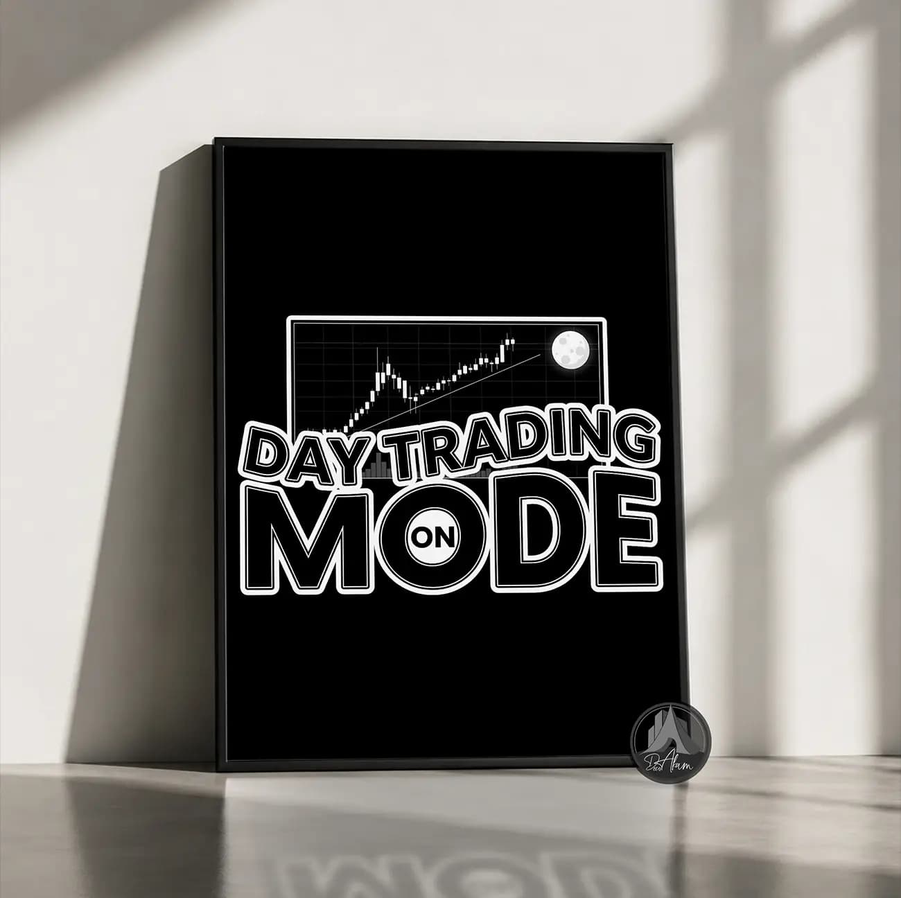 تابلو ترید Day Trading Mode کد DA-(1403) | دکور معاملهگری — تصویر ۳