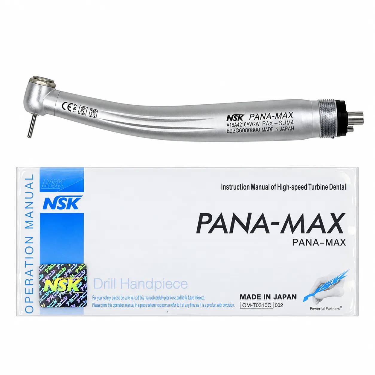 توربین دندانپزشکی NSK مدل PANA-MAX بلبرینگ سرامیکی — تصویر ۲