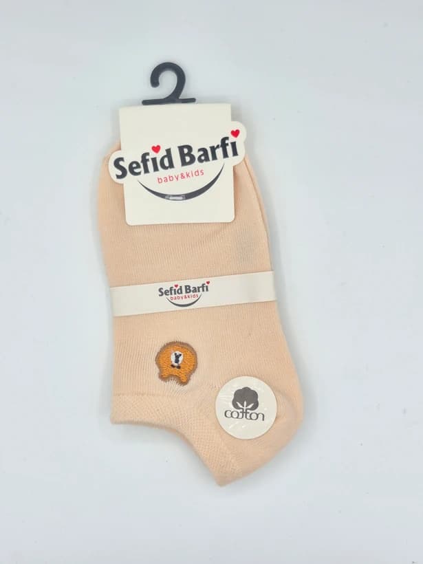 جوراب مچی طرحدار sefid barfi برای سن ۵ سال