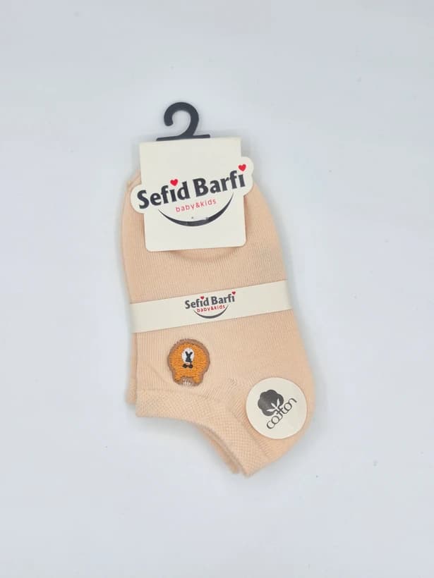 جوراب مچی طرحدار sefid barfi برای سن ۳ سال