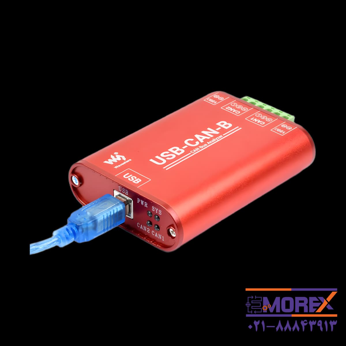 مبدل صنعتی ویوشیر | WAVESHARE مدل USB-CAN-B
