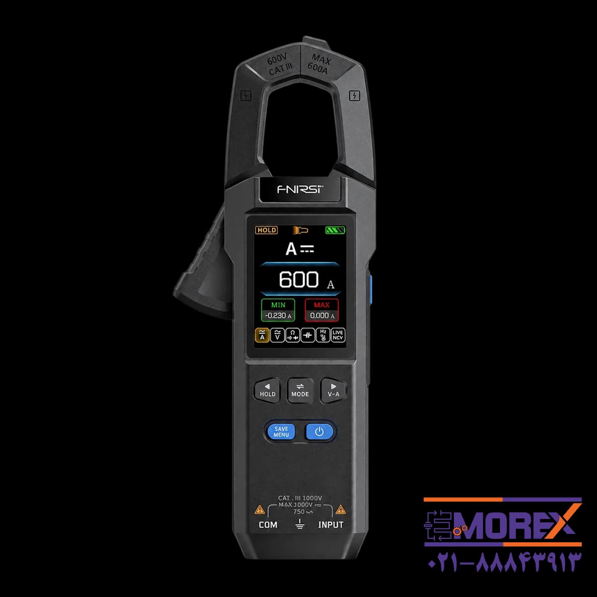 مولتی‌ متر کلمپی دیجیتال فنیرسی | FNIRSI مدل DMC-100