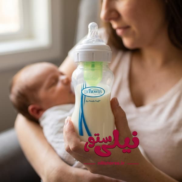 شیشه شیر 270 میل نوزاد دکتر براونز آپشن پلاس