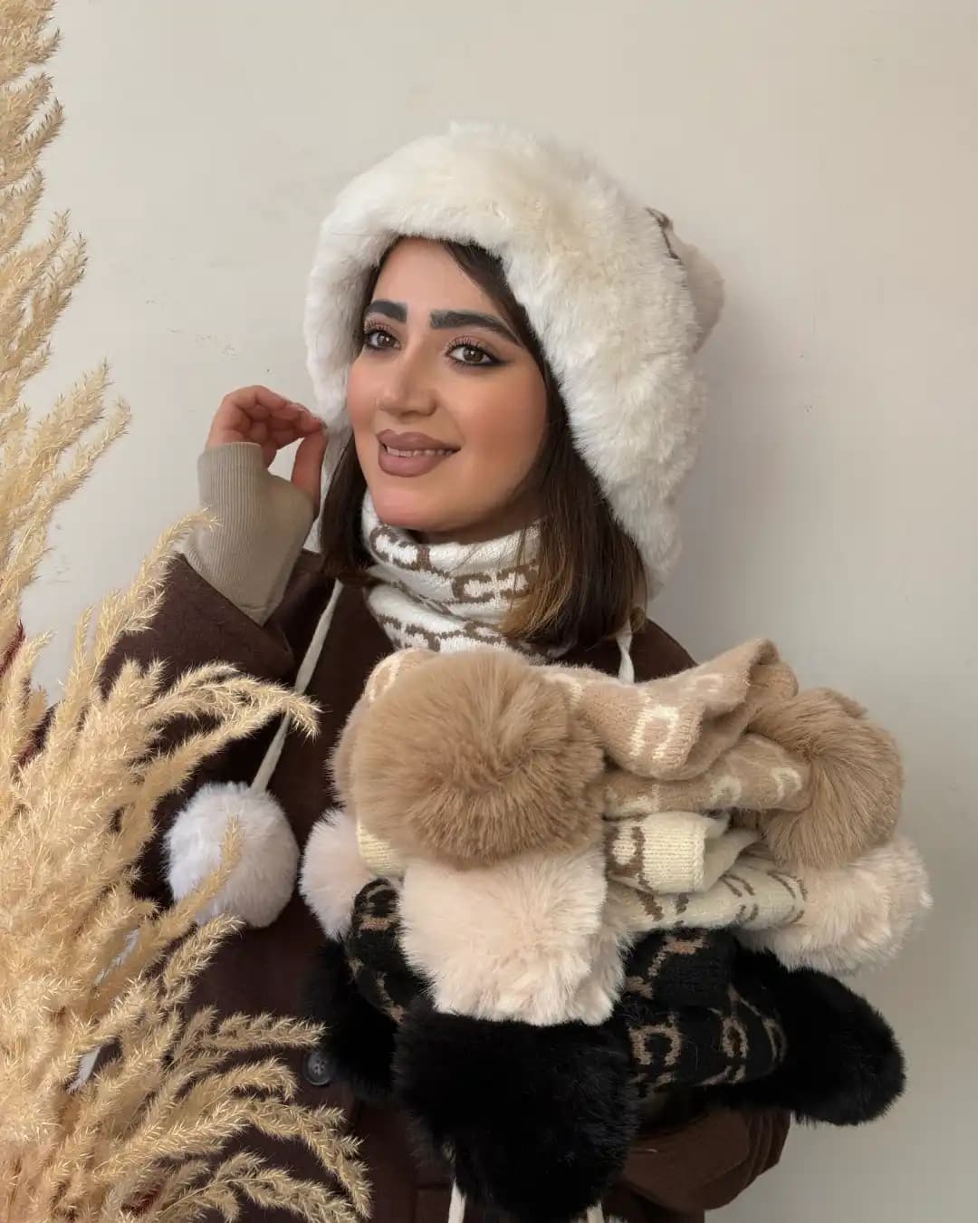 شال و کلاه وارداتی گوچی 106795 — تصویر ۳
