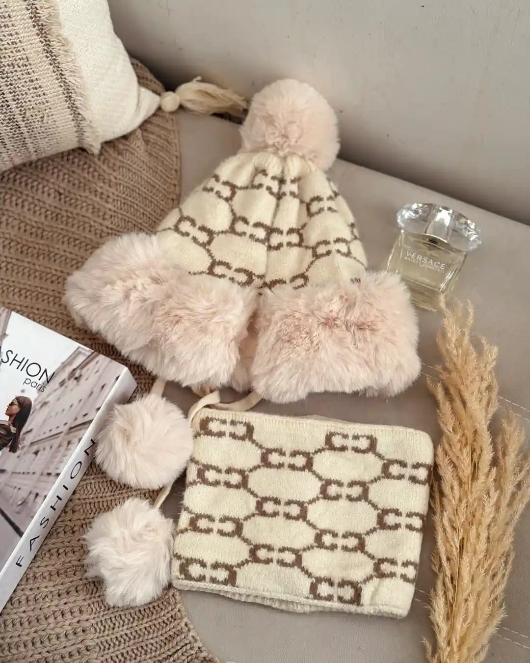شال و کلاه وارداتی گوچی 106795 — تصویر ۲