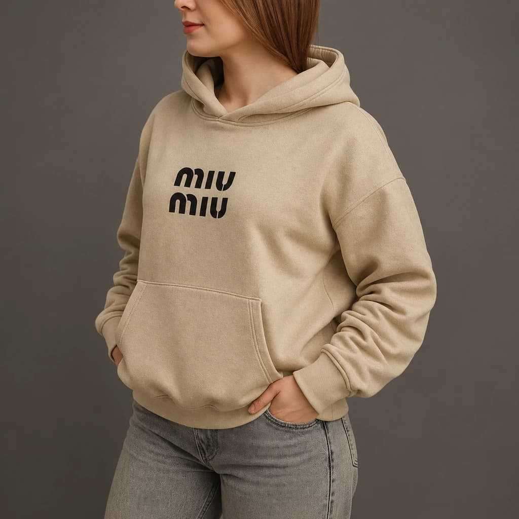 هودی اسپرت طرح Miu Miu