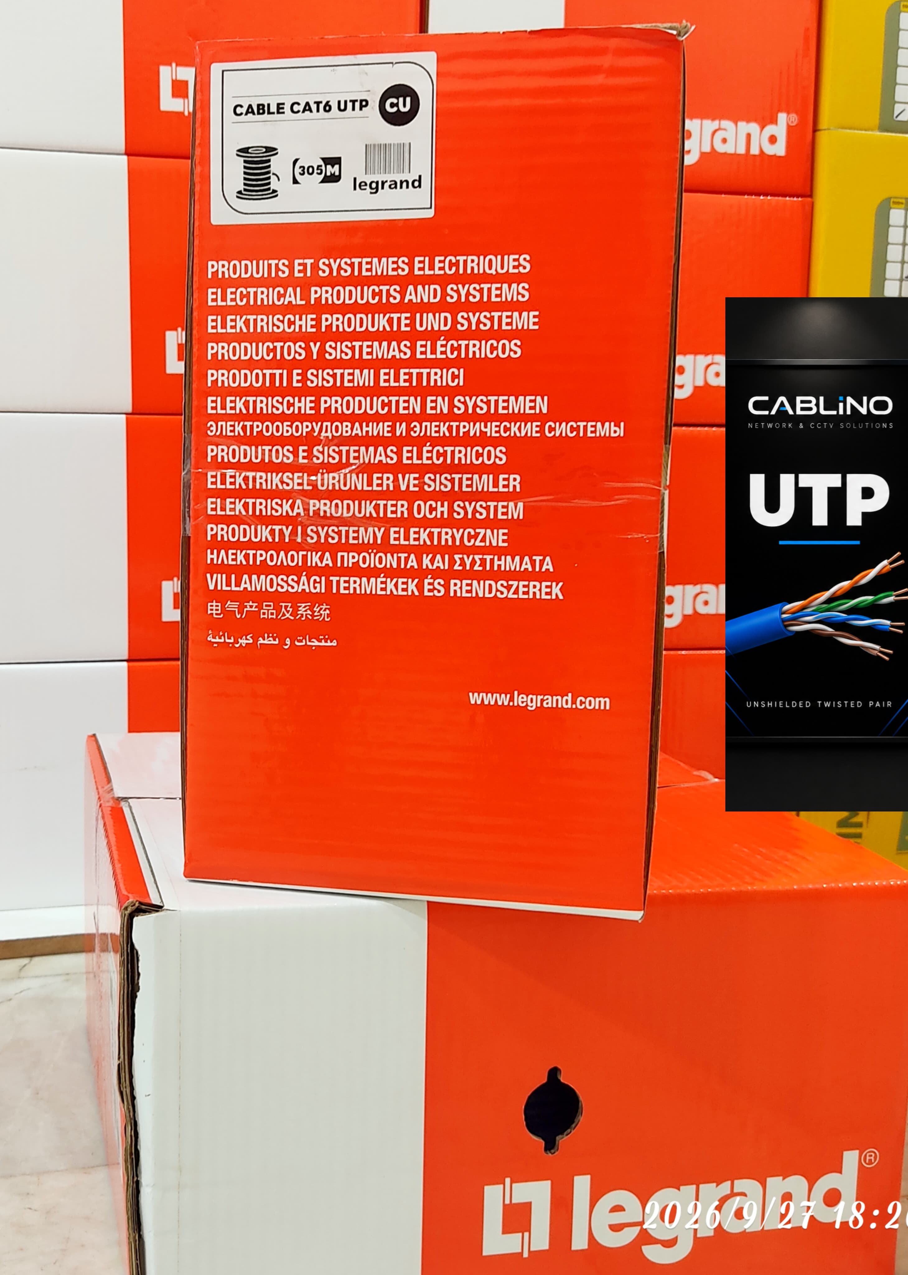 کابل شبکه/UTP تمام مس 305 متر