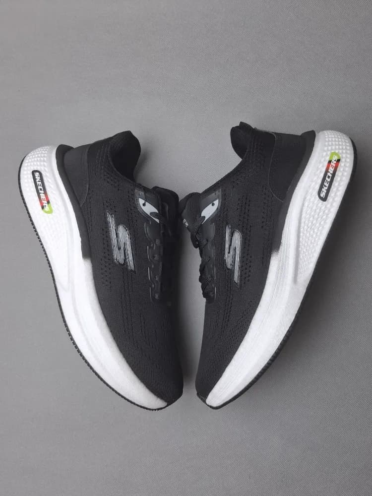 کتونی رانینگ اسکیچرز(Skechers)مردانه مشکی سفید کد ۱۱۸ — تصویر ۲