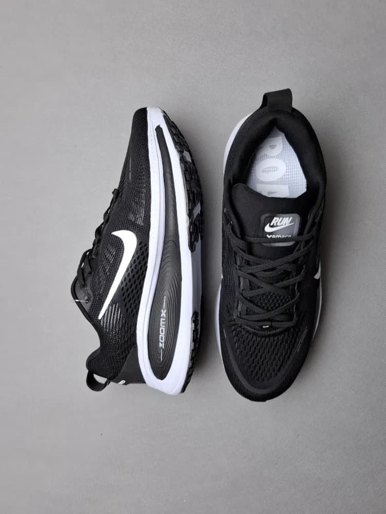کتونی رانینگ نایک زوم زیره ایویا Nike vomero مردانه و زنانه مشکی کد۱۳۰ — تصویر ۲
