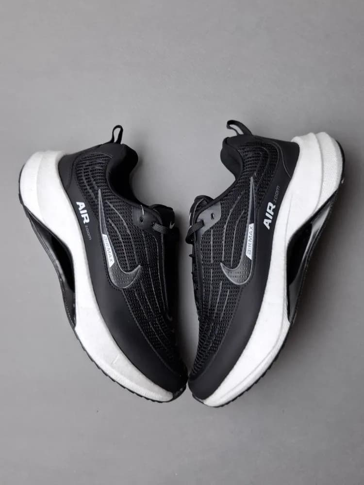 کتونی رانینگ نایک ایر مکسNike Air Max مردانه مشکی کد۱۴۰ — تصویر ۳