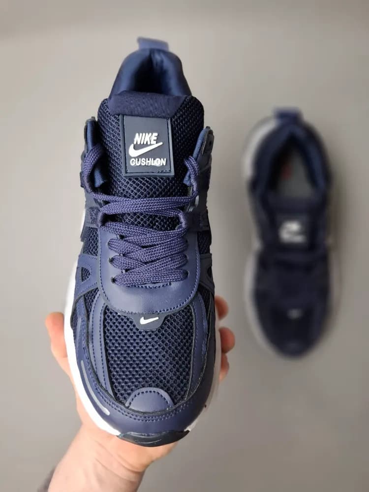 کتونی نایک وی تو کی زیره ایویا نرم سبک (nike v2k) مردانه سرمه ای کد۱۸۰ — تصویر ۲