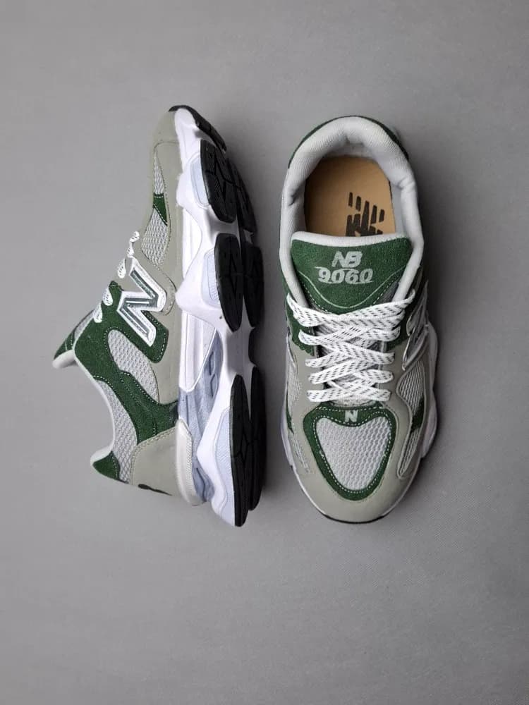 کتونی نیوبالانس ۹۰۶۰(Newbalance 9060)طوسی سبز کد۱۷۱ — تصویر ۳