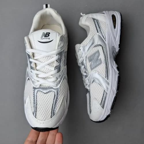 کتونی نیوبالانس۵۳۰(New balance 530)مردانه و زنانه سفید کد۱۹۰۰ — تصویر ۴