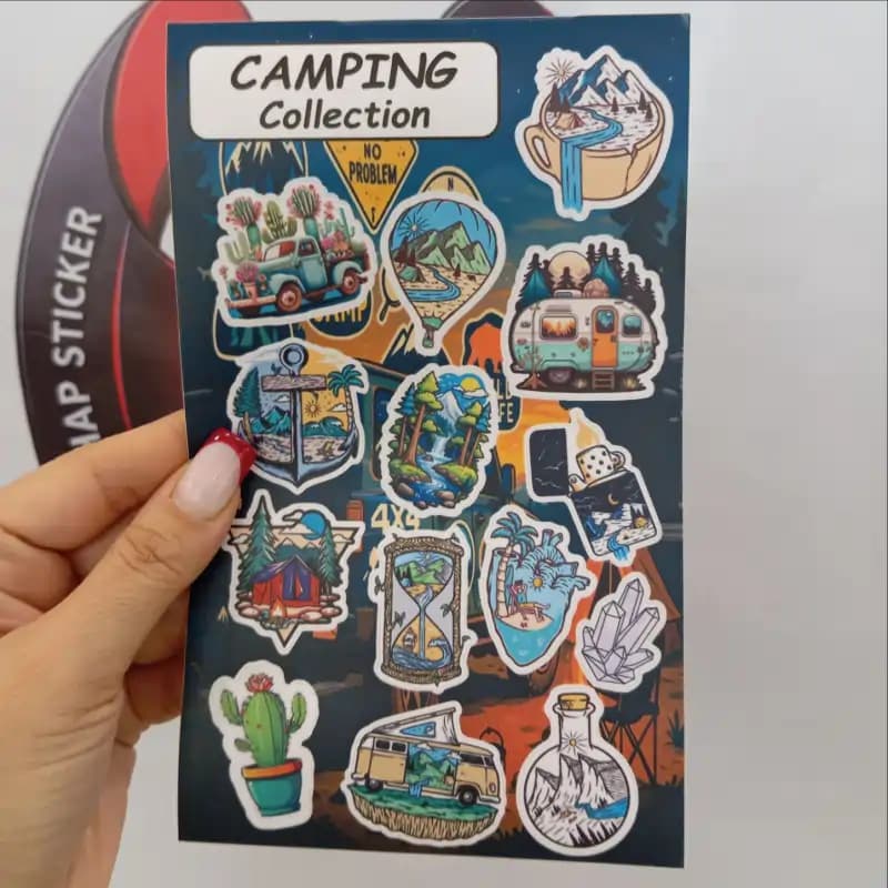 پک استیکر کمپینگ _ Camping