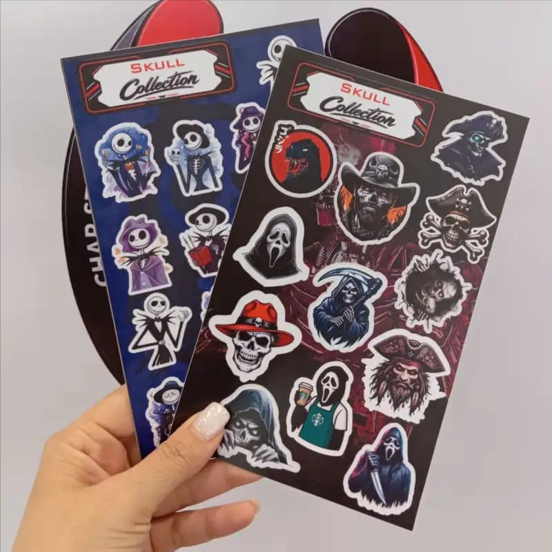 پک استیکر اسکلت _ skull