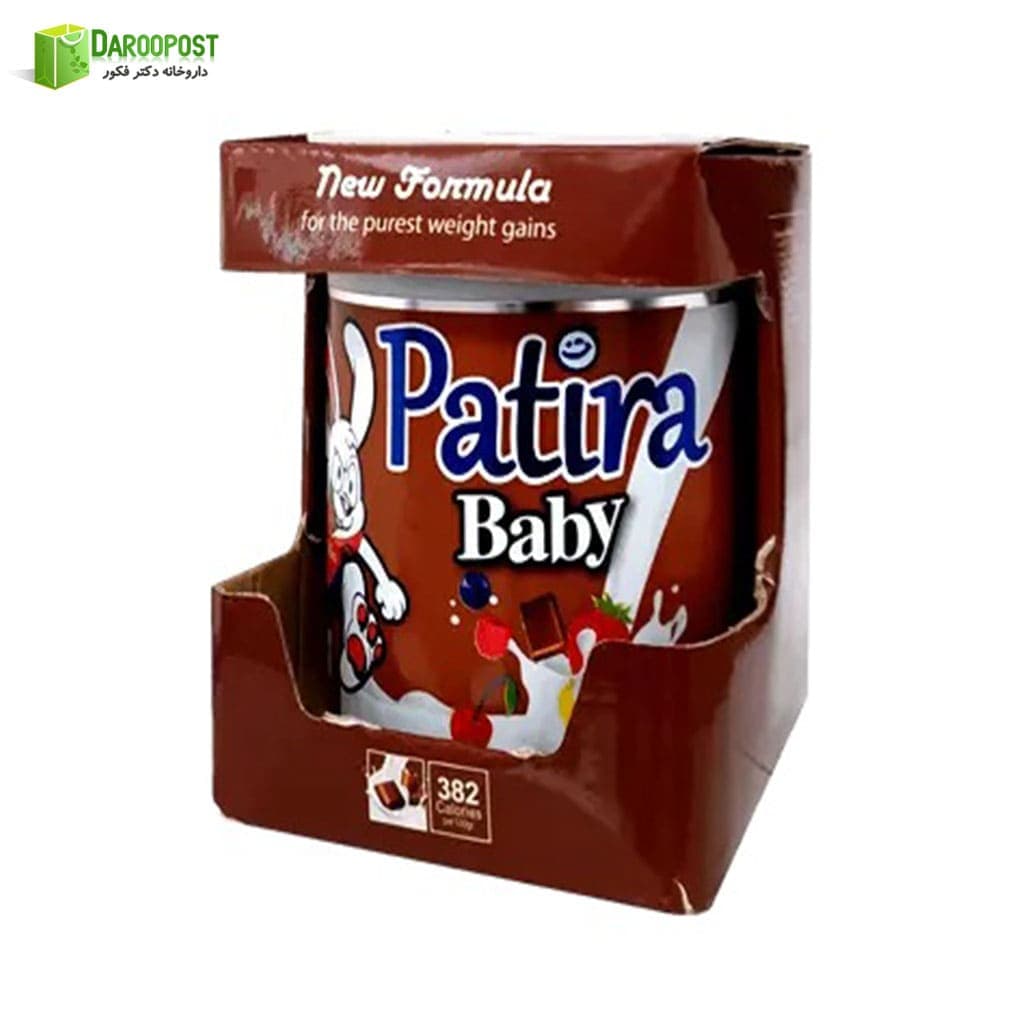 پودر افزایش وزن کودکان 500 گرمی پاتیرا بی بی | Patira Baby Weight 500 gr Gain For Kids Powder — تصویر ۲