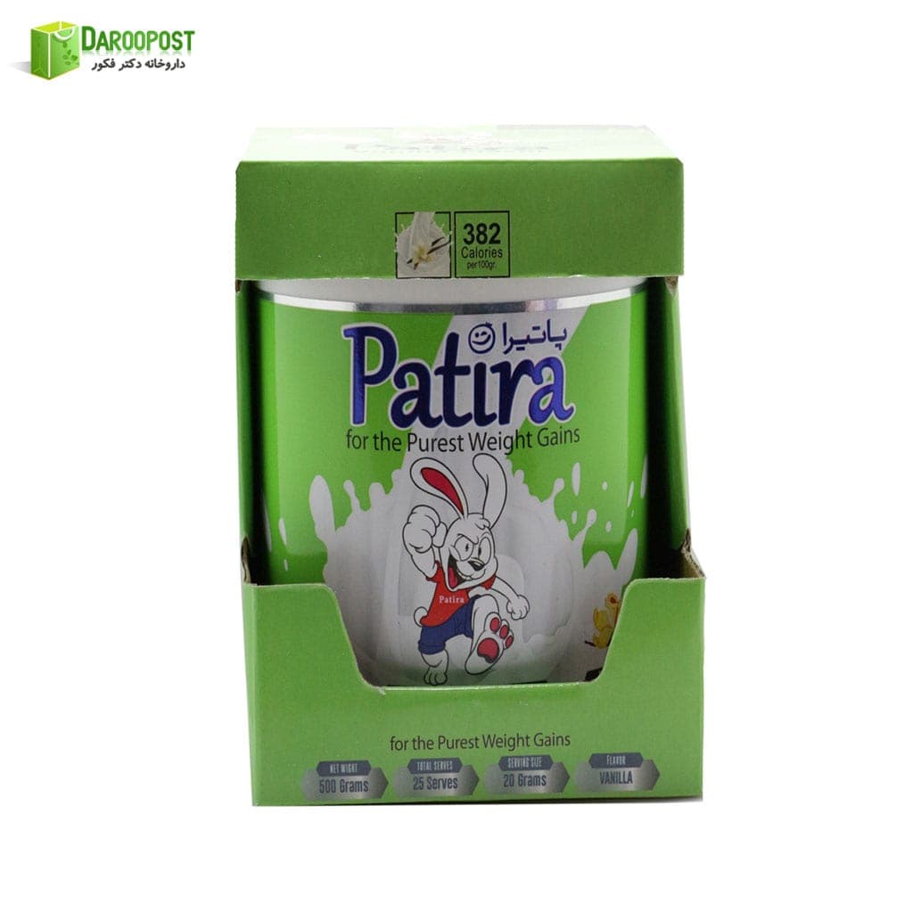 پودر افزایش وزن کودکان 500 گرمی پاتیرا بی بی | Patira Baby Weight 500 gr Gain For Kids Powder