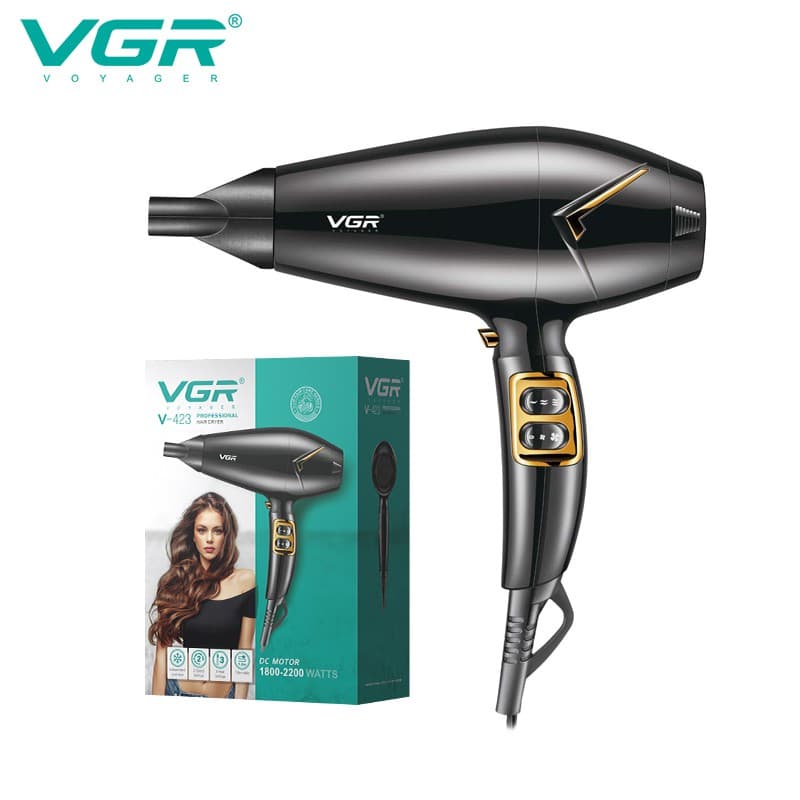 سشوار 2200 وات وی جی آر VGR مدل V-423 دارای سری متمرکز کننده — تصویر ۲