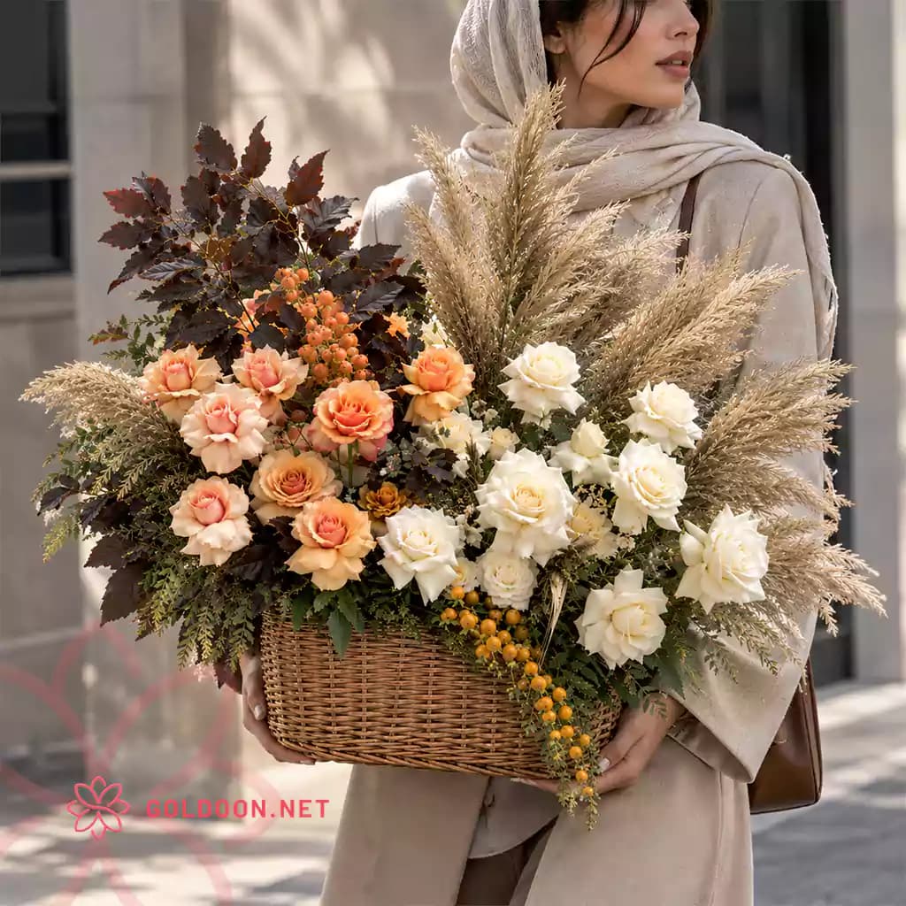 سبد گل رز کد 004 — تصویر ۲