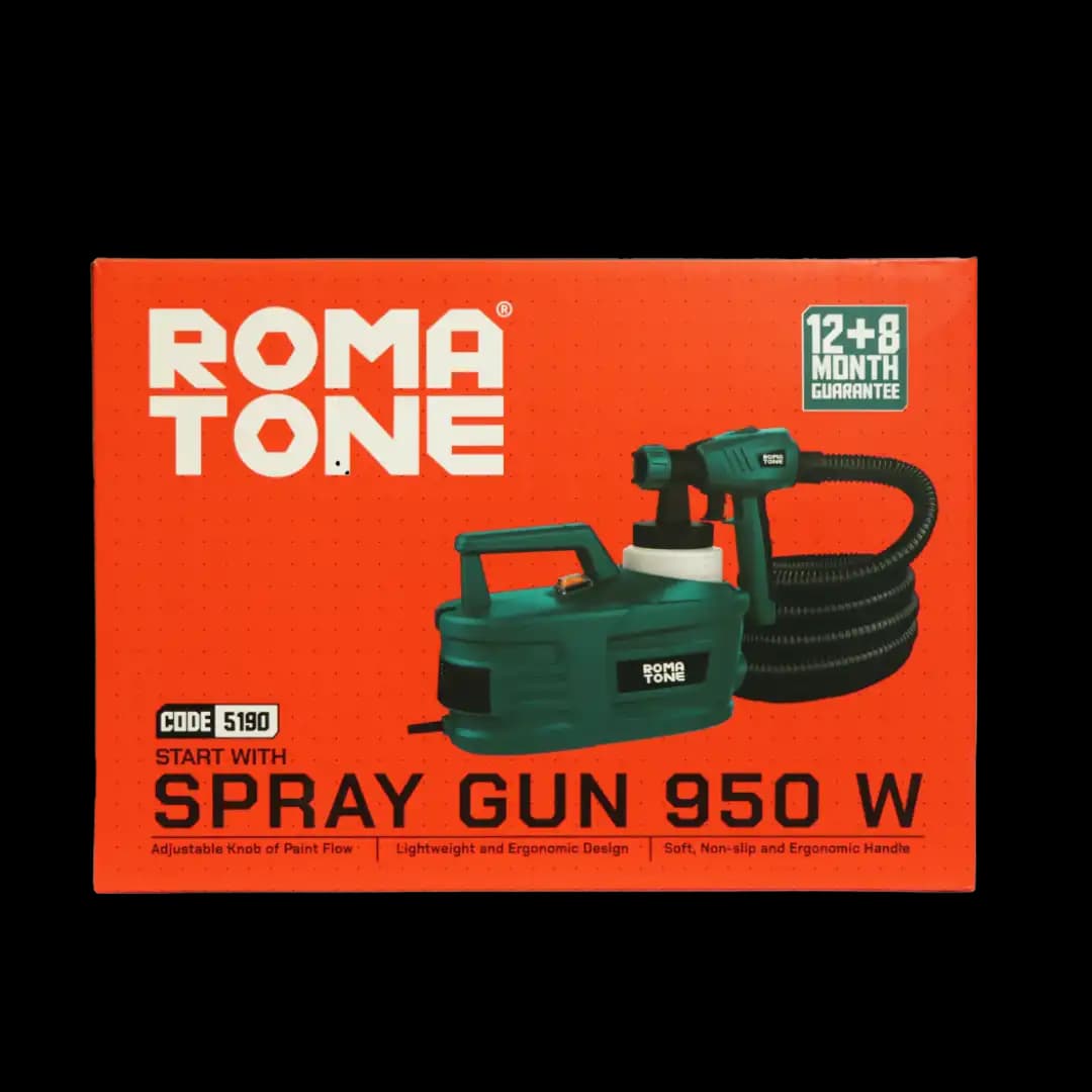 پیستوله رنگ پاش برقی 950 وات روماتون مدل 5190 — تصویر ۲