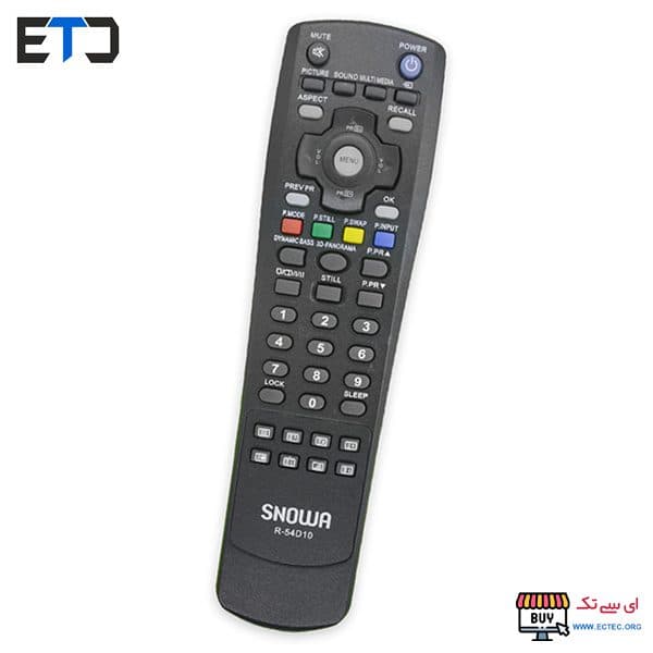 ریموت کنترل تلویزیون اسنوا SNOWA R-54D10 — تصویر ۲