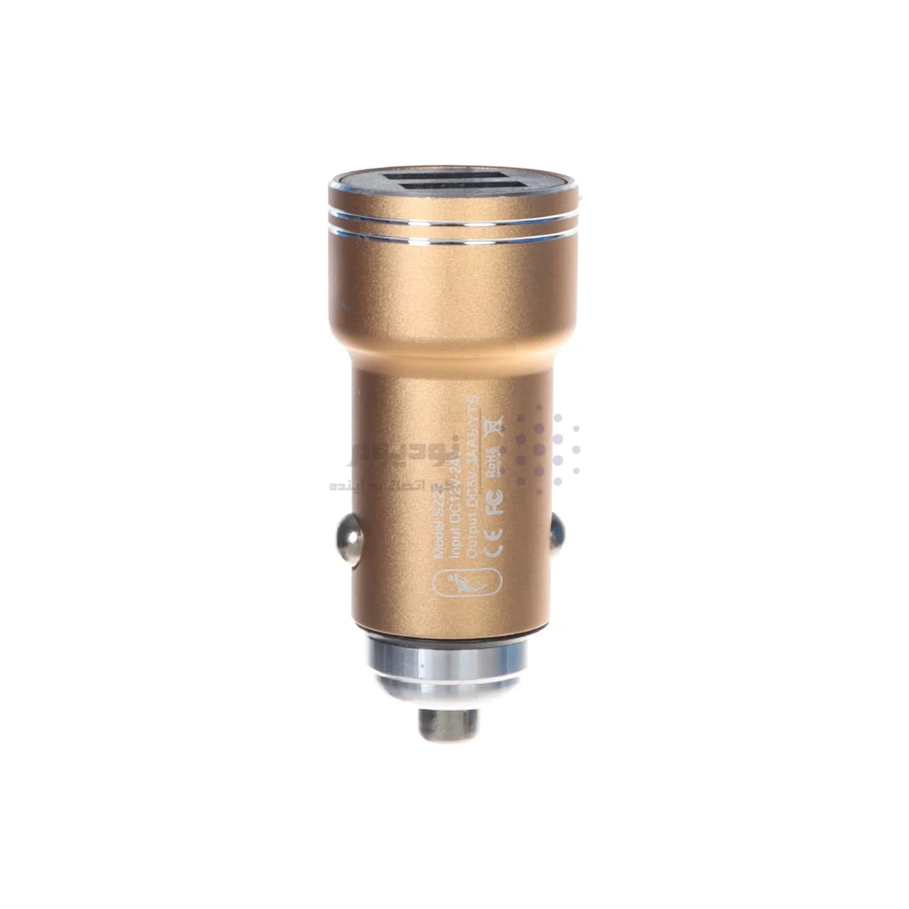 شارژر فندکی فست دو پورت SKY DOLPHIN مدل SZ25 15W – طلایی – RYL — تصویر ۶