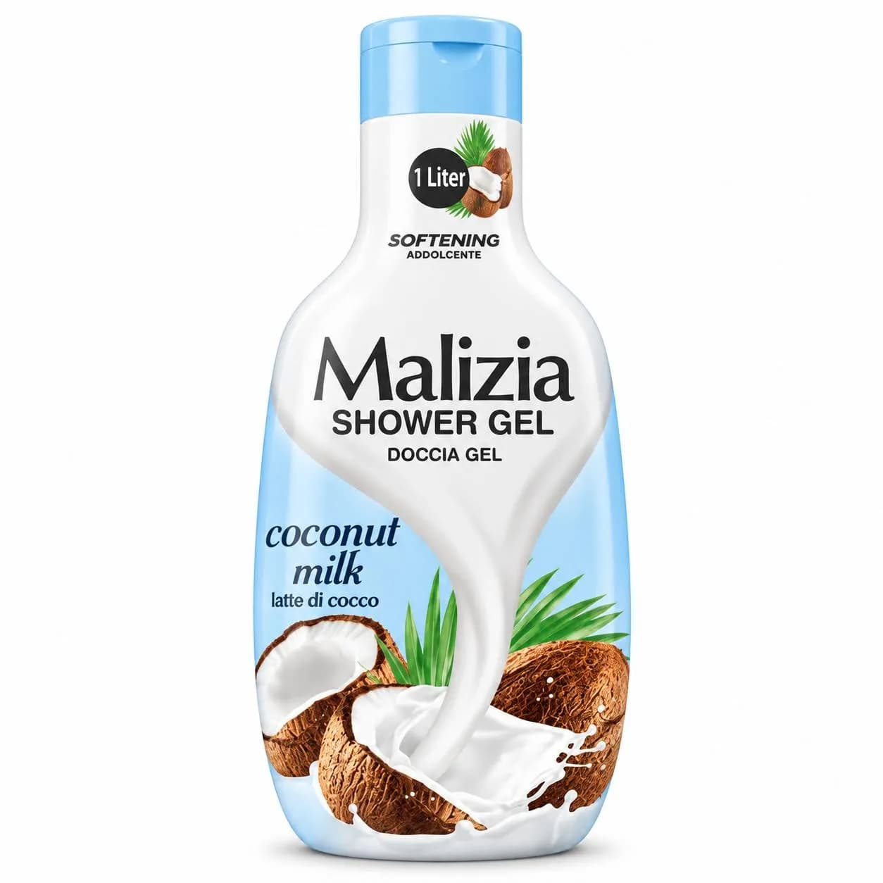 شامپو بدن شیر نارگیل Malizia Coconut Milk