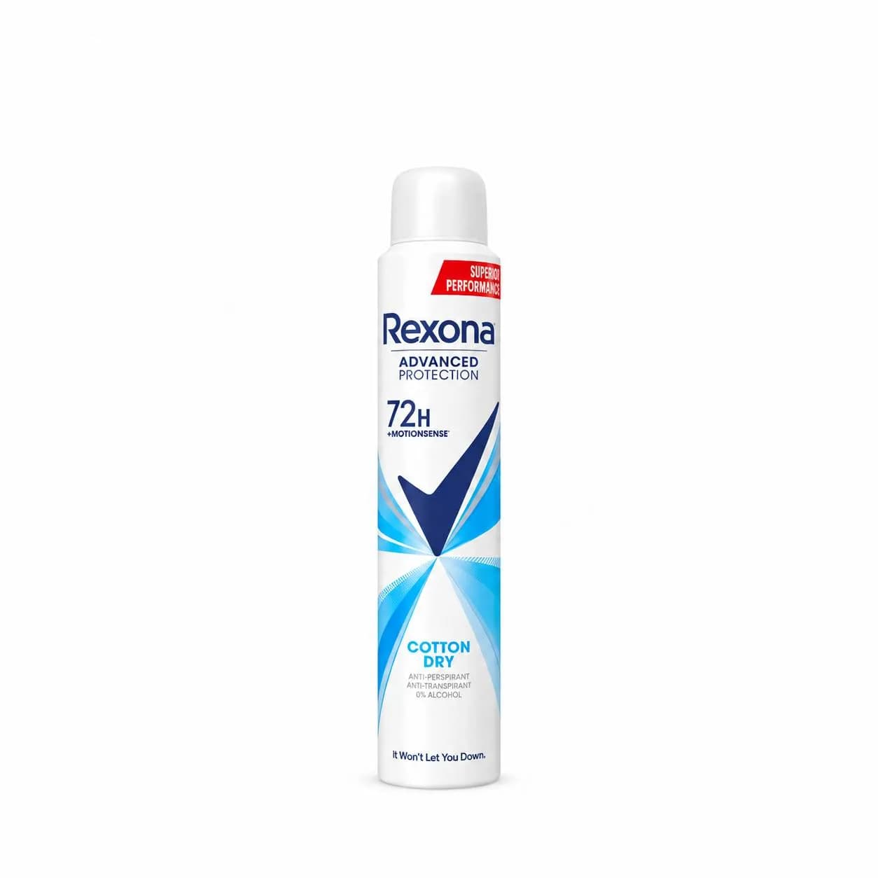 اسپری زنانه رکسونا Rexona Cotton Dry Advanced Protection