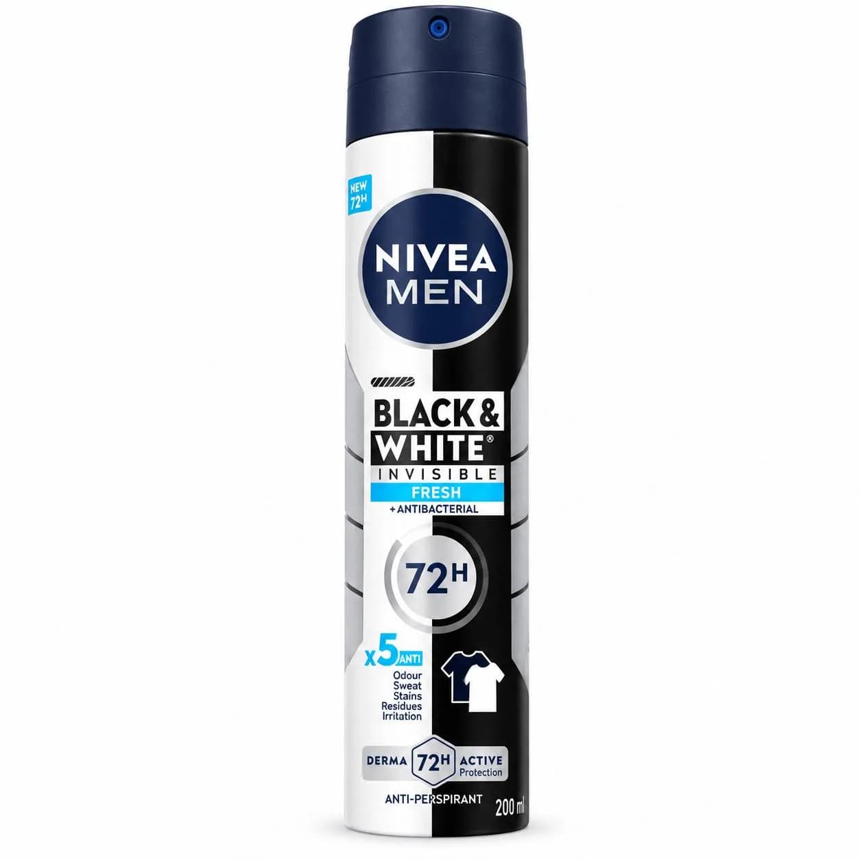 اسپری مردانه نیوآ NIVEA MEN Black & White Invisible Fresh
