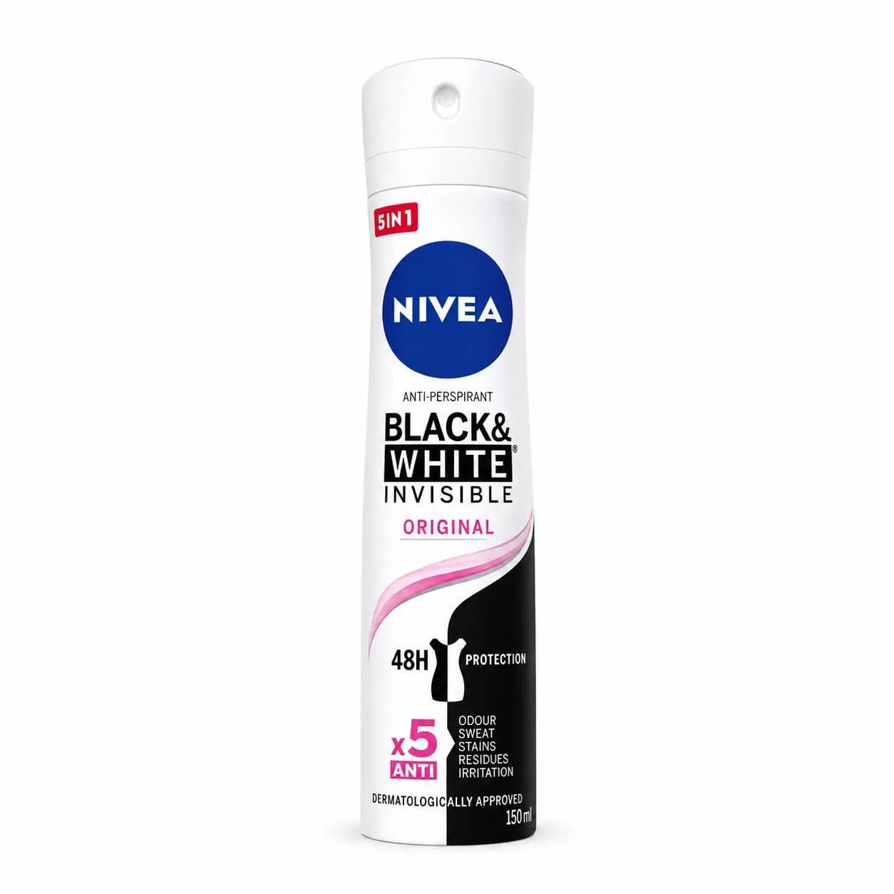 اسپری زنانه نیوآ NIVEA Black & White Invisible Original
