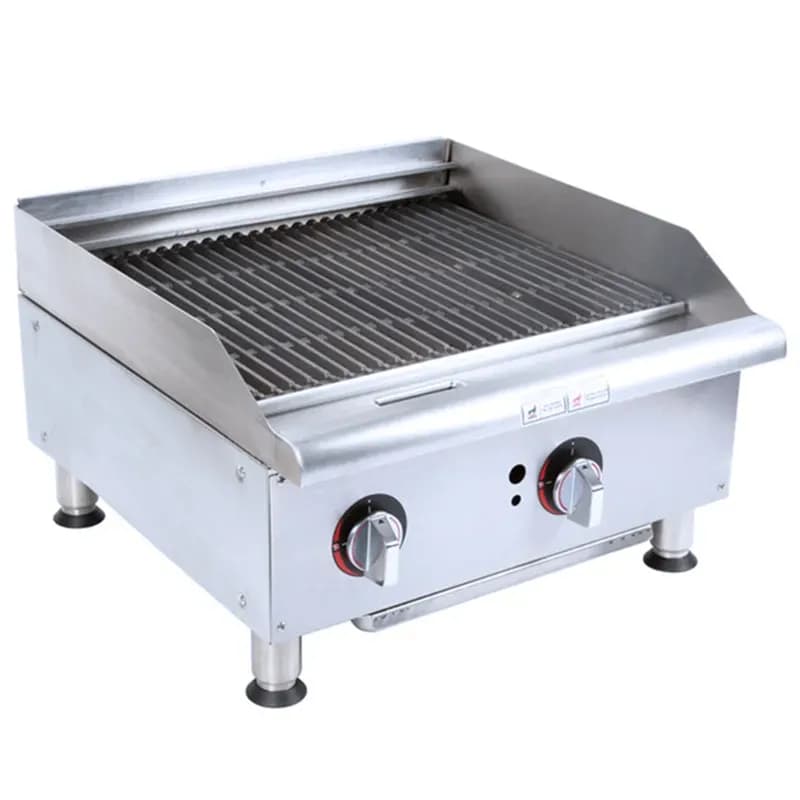 گریل گازی ذغالی دهنه 60 سانتی مدل GC-60