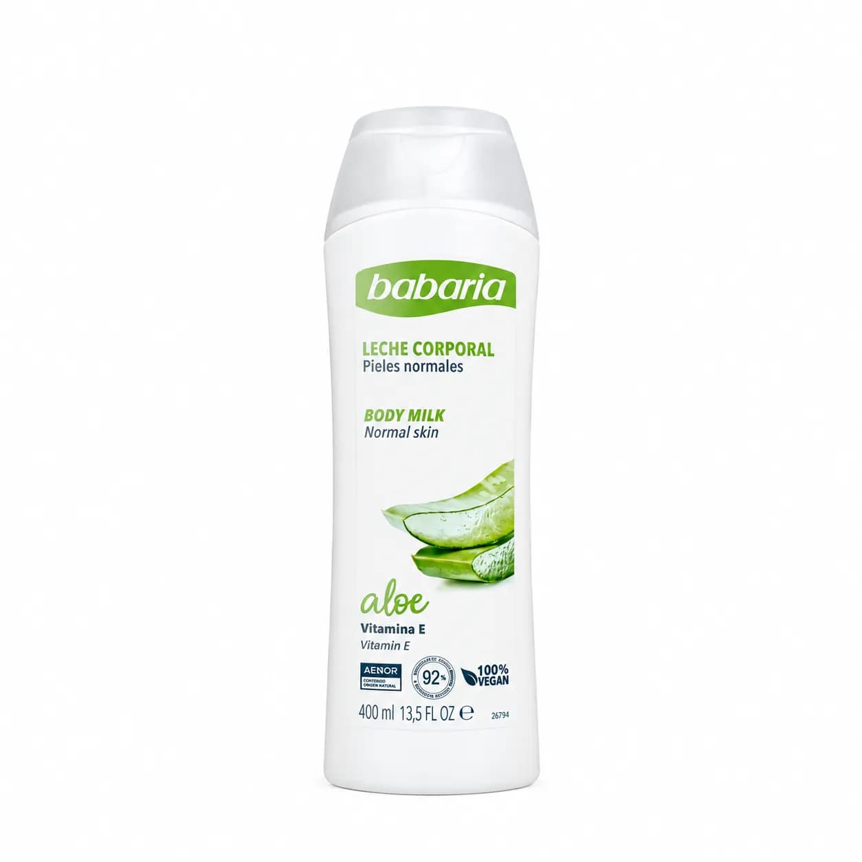 شیر بدن آلوئه‌ورا باباریا Aloe Vera & Vitamin E