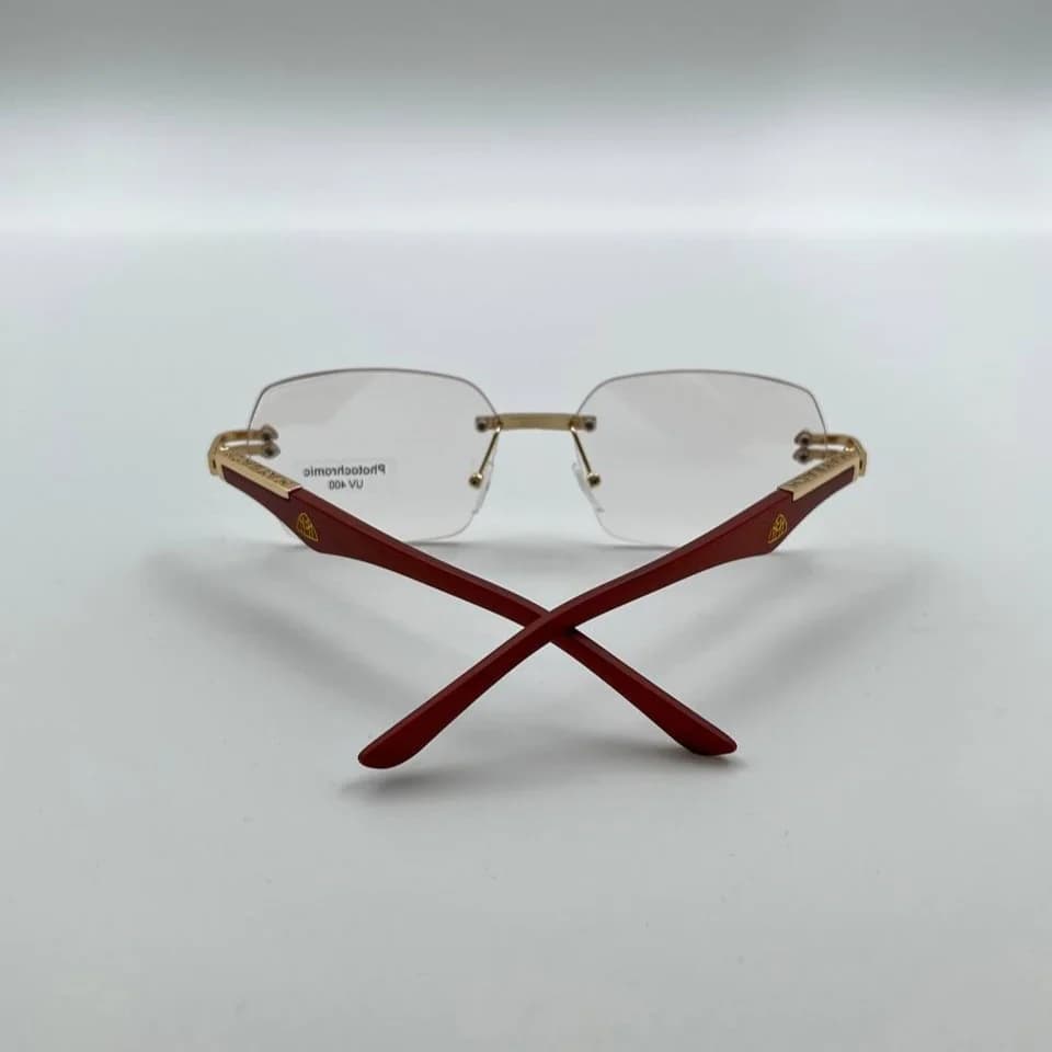 عینک فوتوکرومیک میباخ زنانه و مردانه دسته چوب و TR مدل Z30 — تصویر ۵