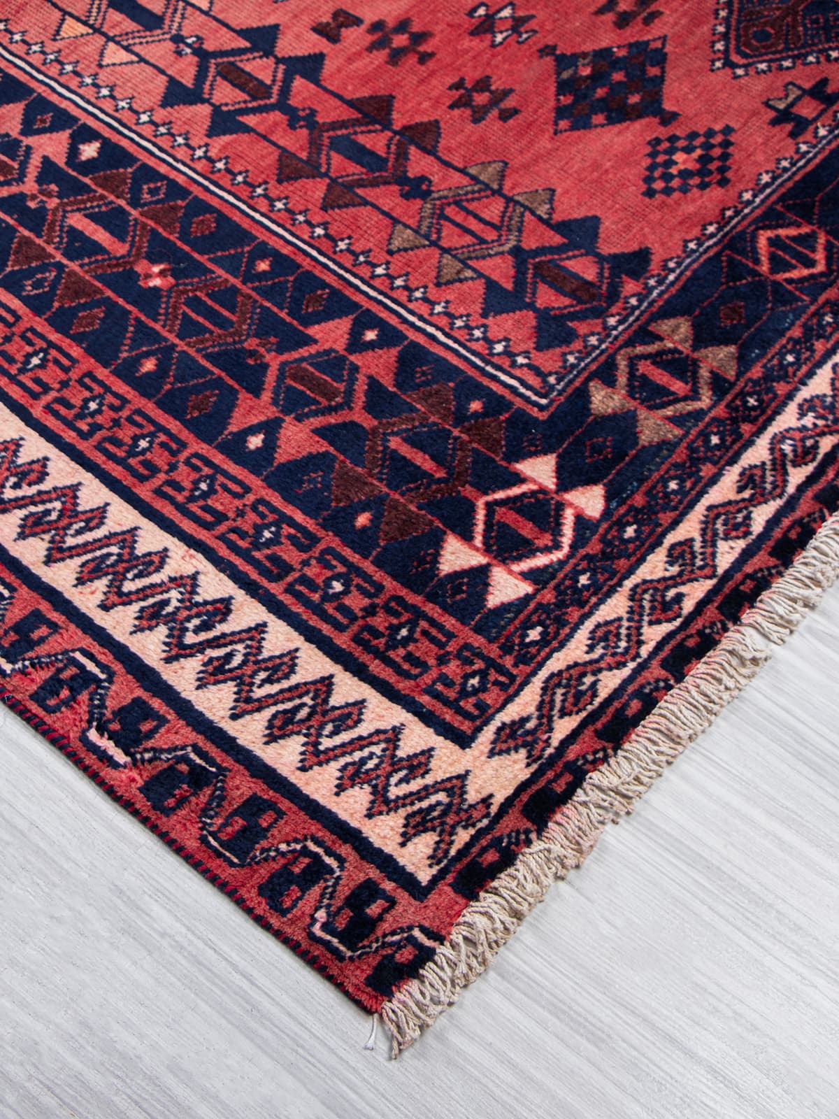 فرش دستبافت دوبَر 6 متری ابعاد 217×317شیراز کد 040422 — تصویر ۵