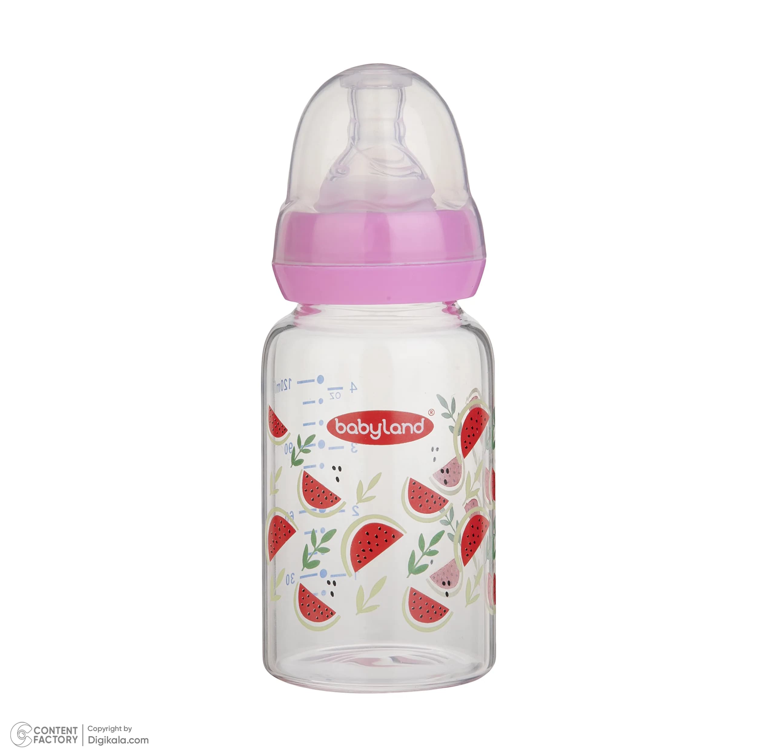 شیشه شیر بیبی لند مدل کلاسیک فندقی پیرکس کد 05421 گنجایش 120 میلی لیتر — تصویر ۴