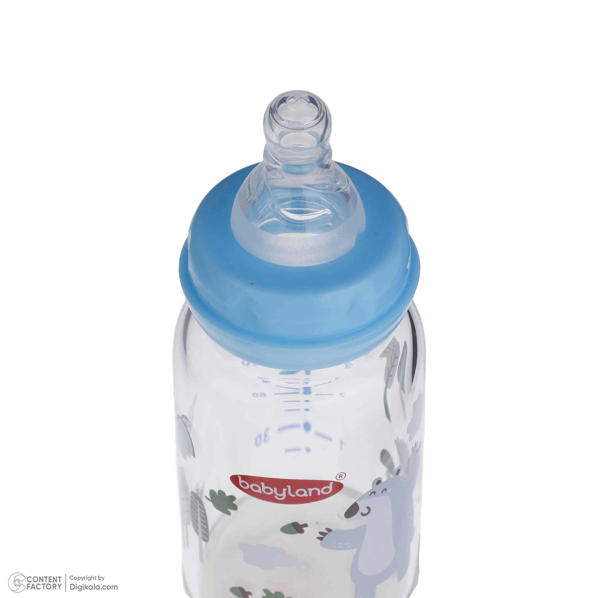 شیشه شیر بیبی لند مدل کلاسیک فندقی پیرکس کد 05422 گنجایش 120 میلی لیتر — تصویر ۲