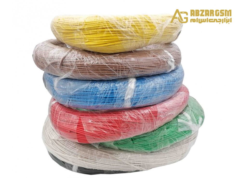 سیم افشان سایز 1×0.25 صورتی حلقه 80 متری