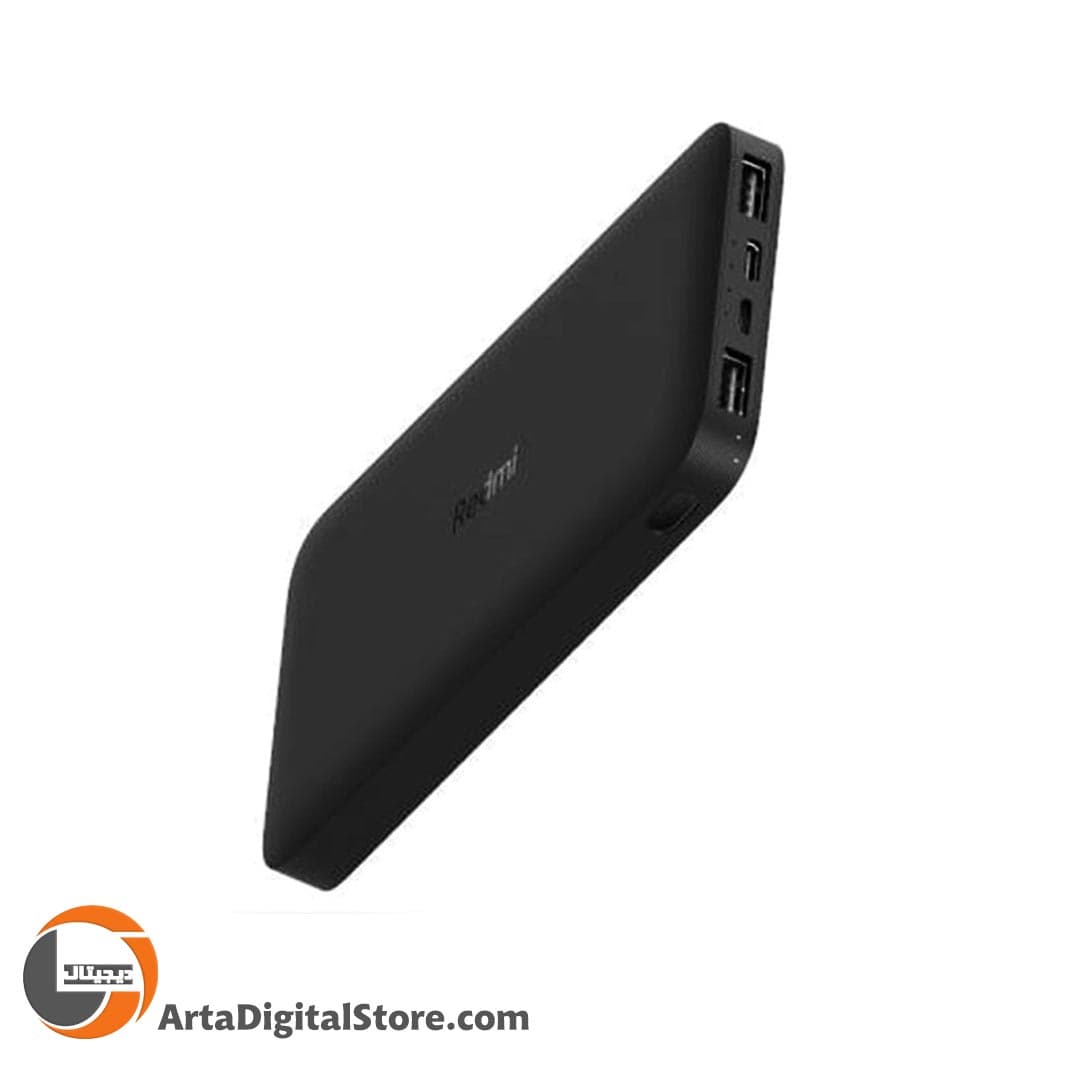 پاور بانک فست شارژ شیائومی Xiaomi Redmi PB100LZM 10000mAh Power Bank Black