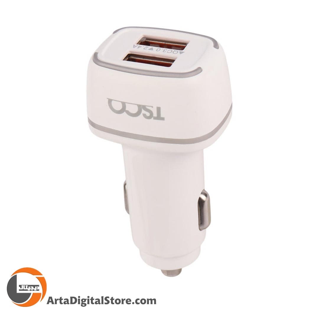 شارژر فندکی تسکو TSCO TCG40 18W Car Fast Charger White — تصویر ۶
