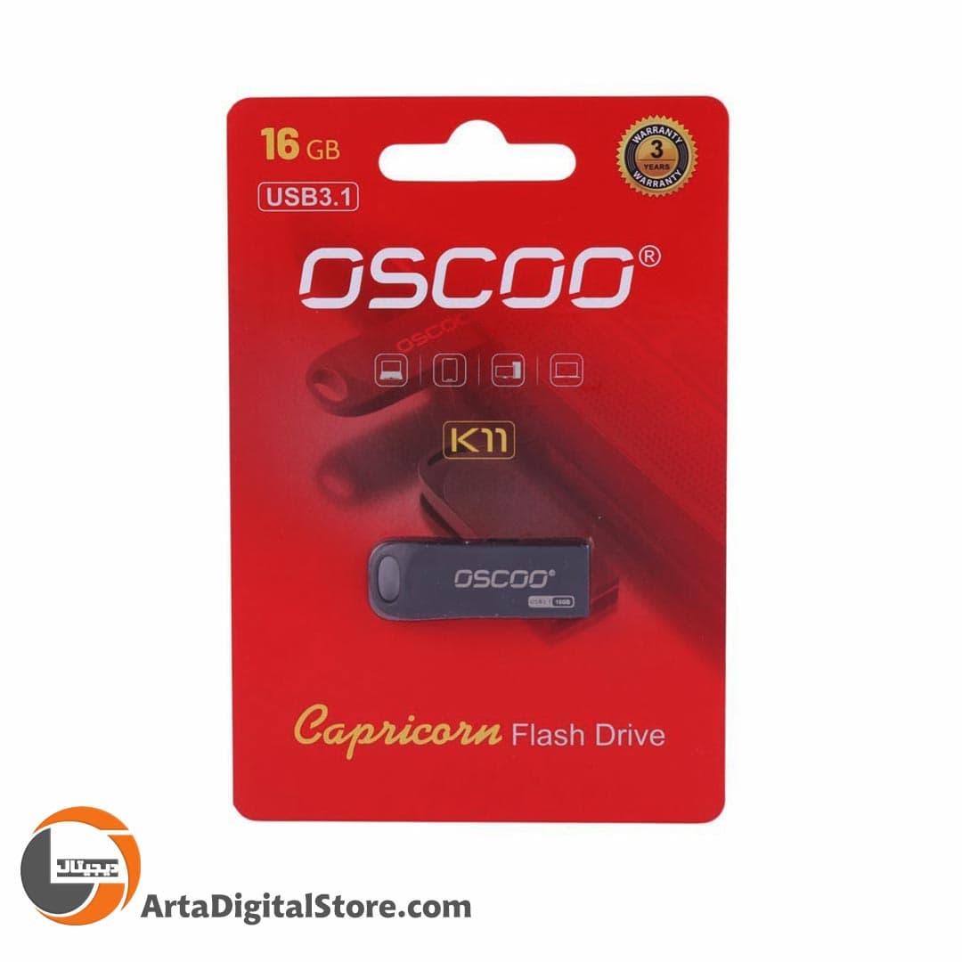 فلش مموری اوسکو Oscoo Capricorn K11 USB3.1 16GB Flash Memory — تصویر ۴