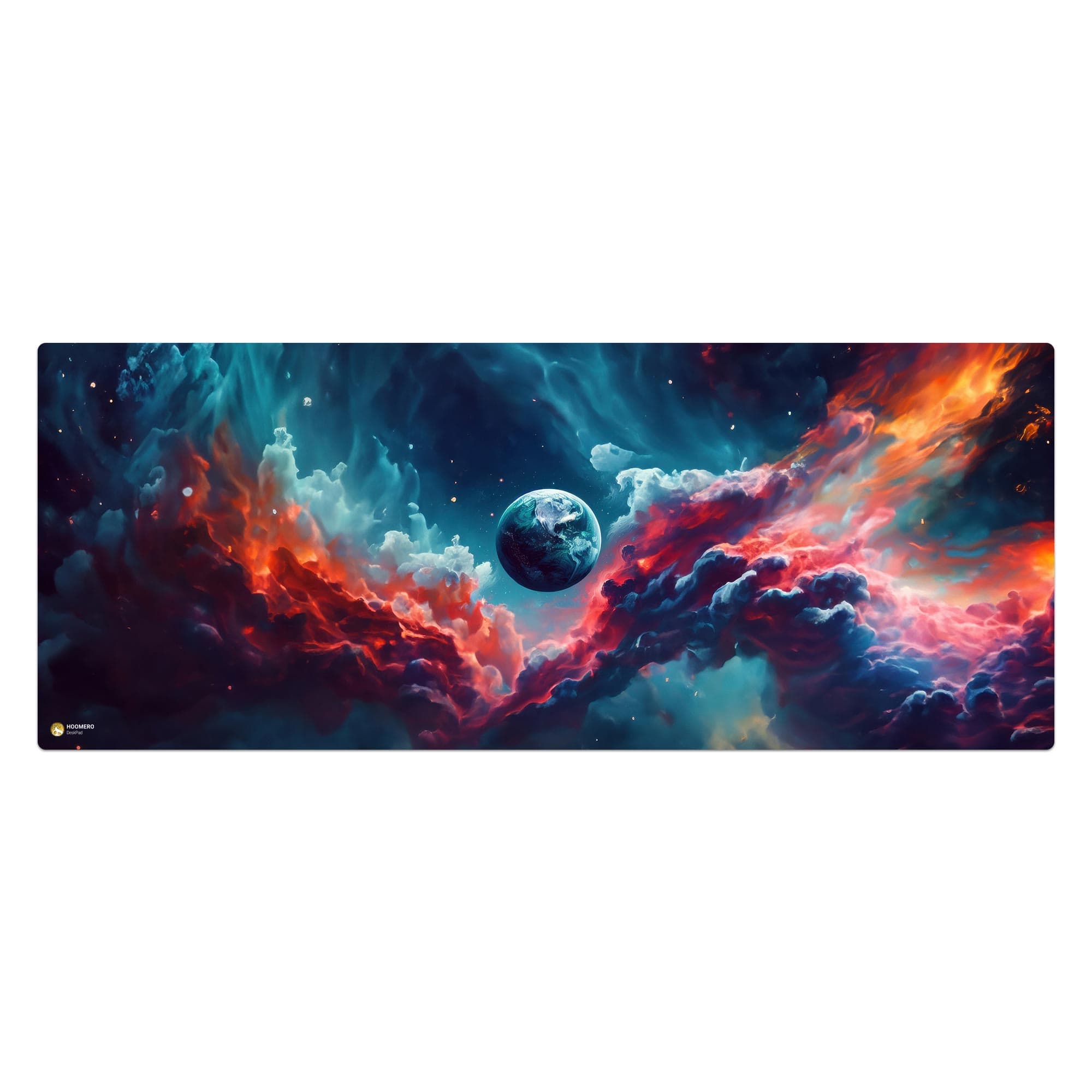 دسک پد هومرو مدل HX580 طرح کهکشان سایز 40×100 سانتی‌متر